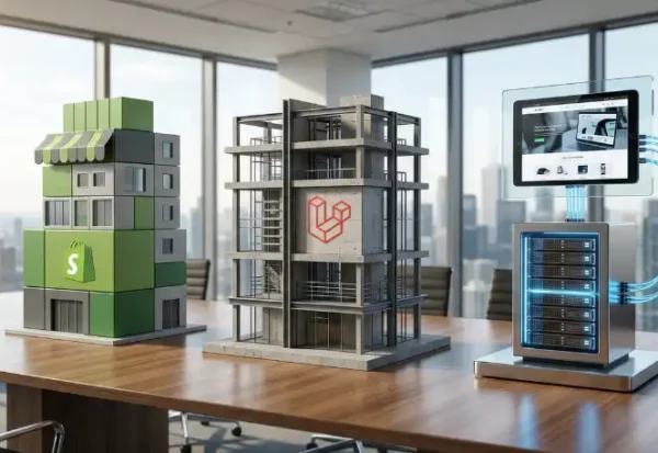 custom ecommerce vs shopify vs headless commerce