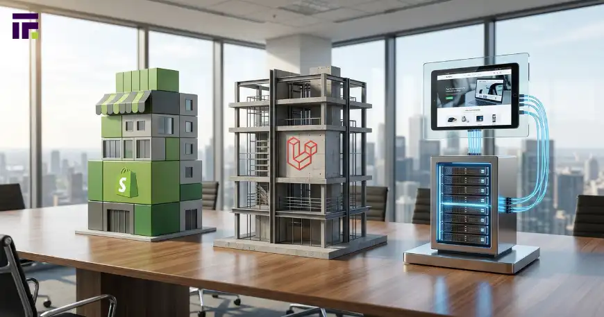 custom ecommerce vs shopify vs headless commerce