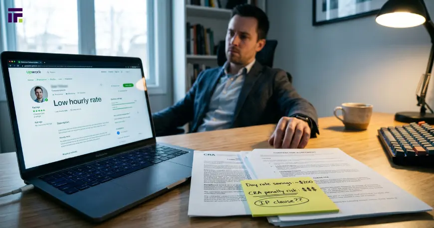 CEO analyzing if it staff augmentation vs hiring freelancers would be efficient